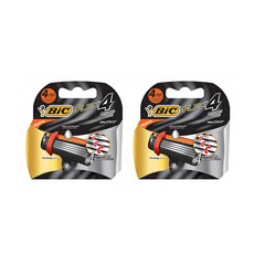 BiC 刮鬍刀 4刀片補充裝, 4件, 2個