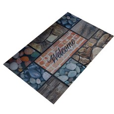 리빙엠 현관 매트, 스톤, 1개