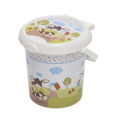 翻蓋式手提印花垃圾桶, Sterntaler