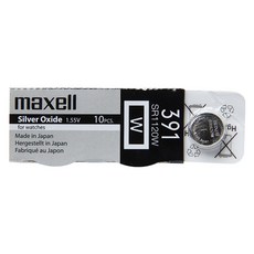 maxell 手錶電池 1.55V 391SR1120W, 10入, 1個