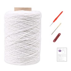 Mamanit東方棉紗網袋DIY組, 301白色, 1套