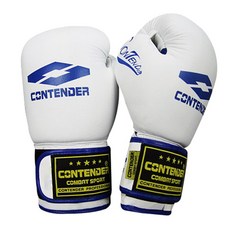 CONTENDER 迷彩拳擊皮手套 CGG-112, 藍色