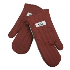 SL 防熱塗層烤箱手套 雙手, 混合顏色, 1套