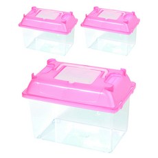 아쿠아선두 클린채집통 XL, 핑크, 3개