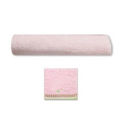 송월타월 유아동 블랑킷 수건 + 허니펜스 핸드타올 랜덤 발송, 분홍, 1세트