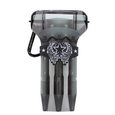 L STYLE 크리스탈 다트케이스 엘스타일, 투명블랙, 1개