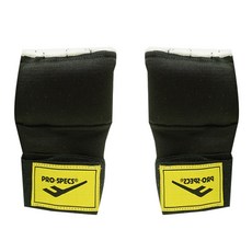 PRO-SPECS 黑色 簡易手綁帶 拳擊繃帶 內襯手套, 1個