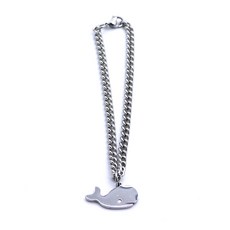 Haonpet 鯨魚墜飾 寵物項圈 S, B, 1個