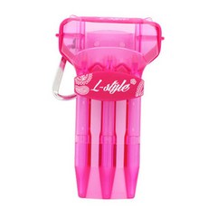 L STYLE 크리스탈 다트케이스 엘스타일, 핑크, 1개