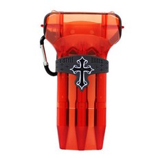 L STYLE 크리스탈 다트케이스 엘스타일, 레드, 1개