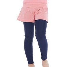 KOOGI ADVENTURE 女童假兩件緊身防水9分泳褲 KG-L670