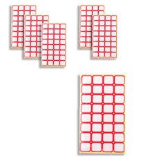 슈퍼식스 사무용 종이스티커 라벨지, 6개입