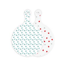 Roem Design 雙面圓形砧板托盤 芭蕾, 什錦蘋果, 1個
