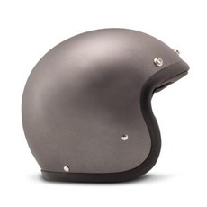 DMD 빈티지 오픈페이스 제트형 바이크 스쿠터 오토바이 헬멧, 매트그레이