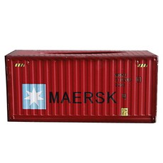 BK 麝香容器衛生紙盒 紅色, 1個