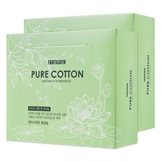Phantaskin純棉花妝棉, 100件, 2個