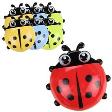 블럭마트 무당벌레 칫솔걸이, 랜덤 발송, 7개입