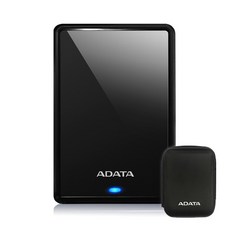 에이데이타 외장하드 HV620S + 파우치, 4TB, 블랙