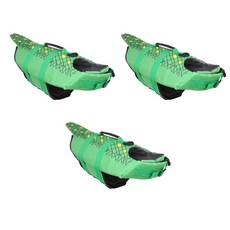 Petnine 寵物救生衣 3件組, 鱷魚綠