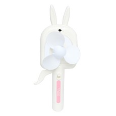 더오픈하우스 물나오는 토끼 수동 선풍기 아이보리 41-0094, 1개