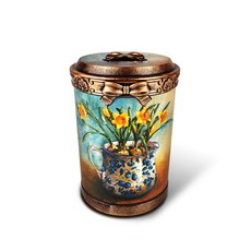 皇家威尼斯古董絲帶垃圾桶, Depodil（水仙花）, 1個