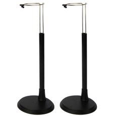 人偶支架 L, 黑色, 2個