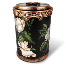 皇家威尼斯古董絲帶垃圾桶, 牡丹（牡丹）, 1個