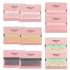 varuza 時尚花紋吸油面紙 5種, 1組