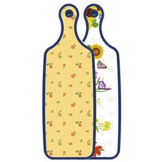 Roem Design Blue Edition 上菜砧板 花壇, 梔子花色格紋, 1個