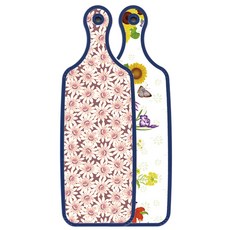 Roem Design Blue Edition 上菜砧板 花壇, 紫色花朵圖案, 1個