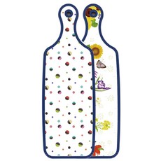 Roem Design Blue Edition 上菜砧板 花壇, 配色圓形, 1個