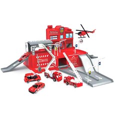 하이카 소방본부 작동완구 세트, 혼합 색상, 1개