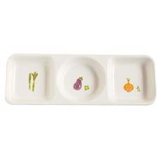 Moi Natural 三格分隔盤, 蔬菜C(茄子), 1個