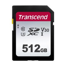 Transcend 創見 SD卡 記憶卡 300S, 512GB, 1個
