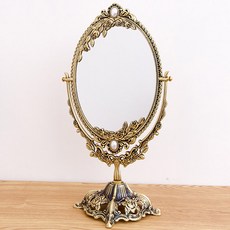 正仁金屬 Rose Star 桌鏡 黃銅, 混合顏色