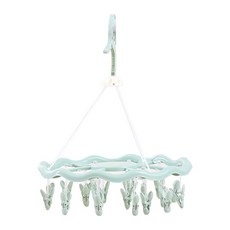 市場感性方形多功能24夾晾衣架隨機發貨, 1個