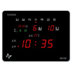 韓國 PHAROS 掛鐘 ES-F501R, 混合顏色