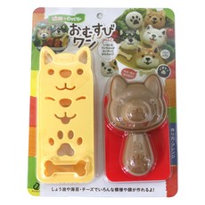 Arnest E-home Baking 狗狗飯糰模具, 混合顏色, 1個