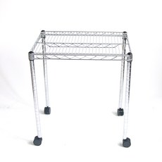 코랙코리아 트롤리 선반 610 x 910 x 900 1단, 은색