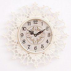 正仁金屬 靜音白色楓葉掛鐘, 混合色