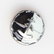 HR大鈕扣 披肩鈕扣 15mm, 單一顏色, 8個