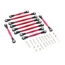 GPM RC5687鋁製連結零件&轉向桿 10入 色彩R RC連接桿, 混色, 1套
