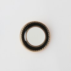 HR大鈕扣 Holly Epoxy鈕扣 15mm, 混合顏色, 12個