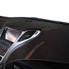 BORN TO ROAD 麂皮防滑儀表板避光墊 黑色布料橘色縫線 + 防塵袋, Amazing Cruze(2015年~2016年/原廠導航), 雪佛蘭
