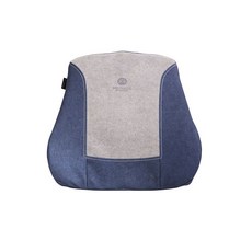 지티글로벌 뫼르소 알칸타라 메모리폼 등쿠션, 코발트 블루, 1개