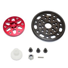 GPM STEEL 45 SPUR GEAR 48 PITCH 85T + ALUMINIUM SPUR GEAR ADAPTER, R, 1세트
