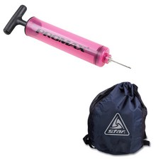 프로맥스 손펌프 + 스타 낱개공가방, 핑크, 1개