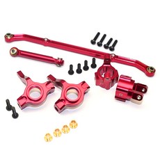 GPM合金前C-HUB&前轉向節臂TOE-IN 5度&SCX160方向桿 6入, R, 1套