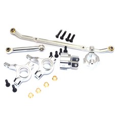 GPM合金前C-HUB&前轉向節臂TOE-IN 5度&SCX160方向桿 6入, S, 1套