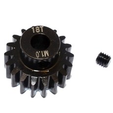 GPM STEEL MOTOR GEAR 18T, BK, 1개